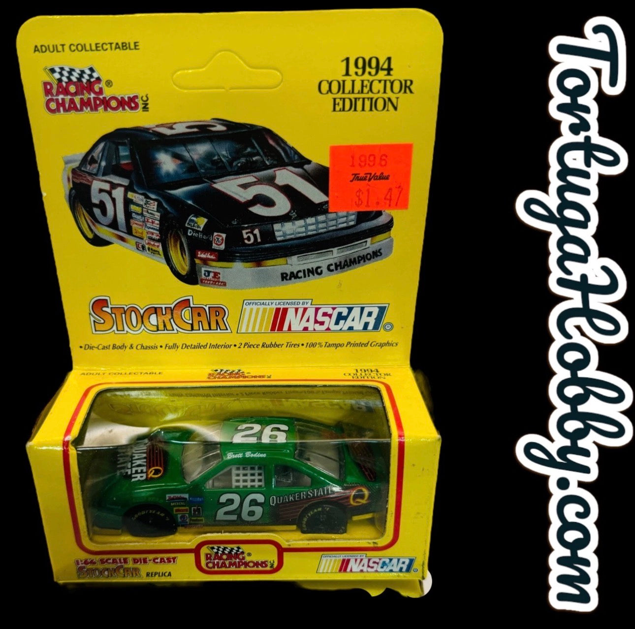 1994 Racing Champions #26 Brett Bodine 1:64th Stock Car