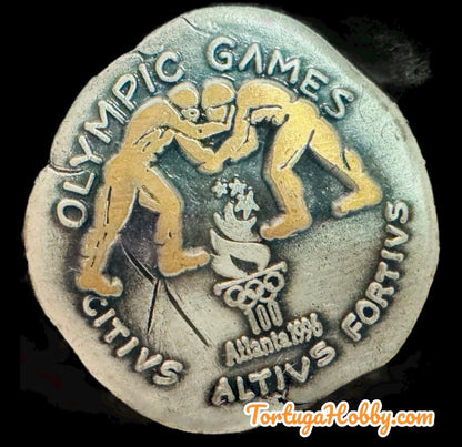 1996 OLYMPIC GAMES ANCIENT GREEK PIN SET - Almost 30 Years Old. Rare Find!