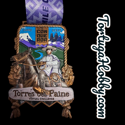 The Conqueror- Torres Del Paine - High Quality Finishers Medal.