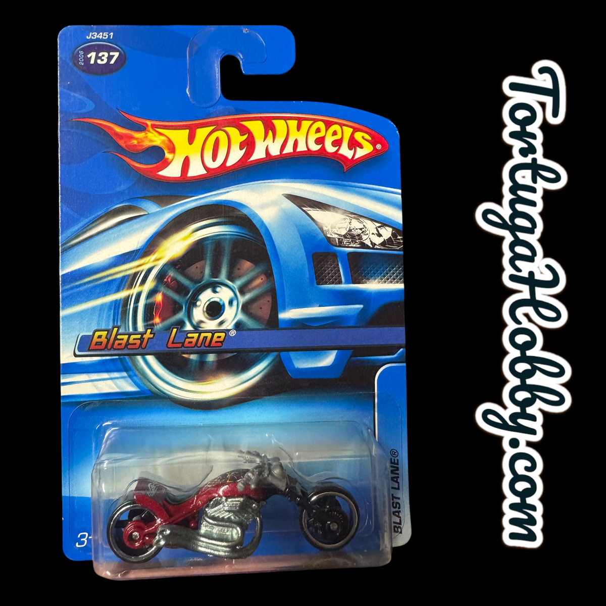2006 - Hot Wheels - Mainline - Set Of Two Blast Lane Motorcycles