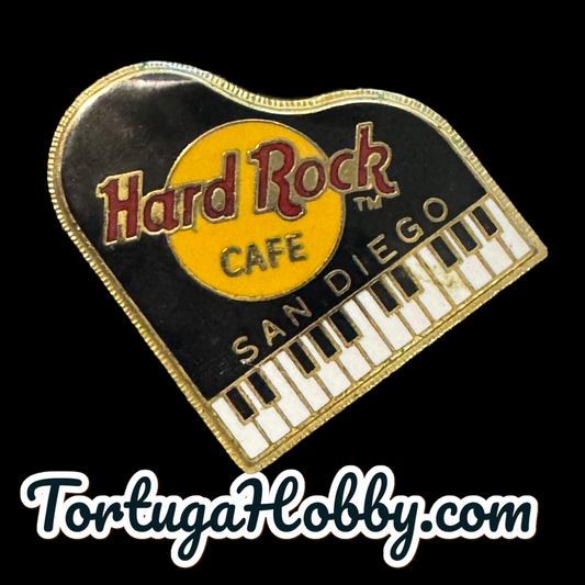 1997 Hard Rock Cafe - San Diego - Piano Shaped Collectible Souvenir Pin