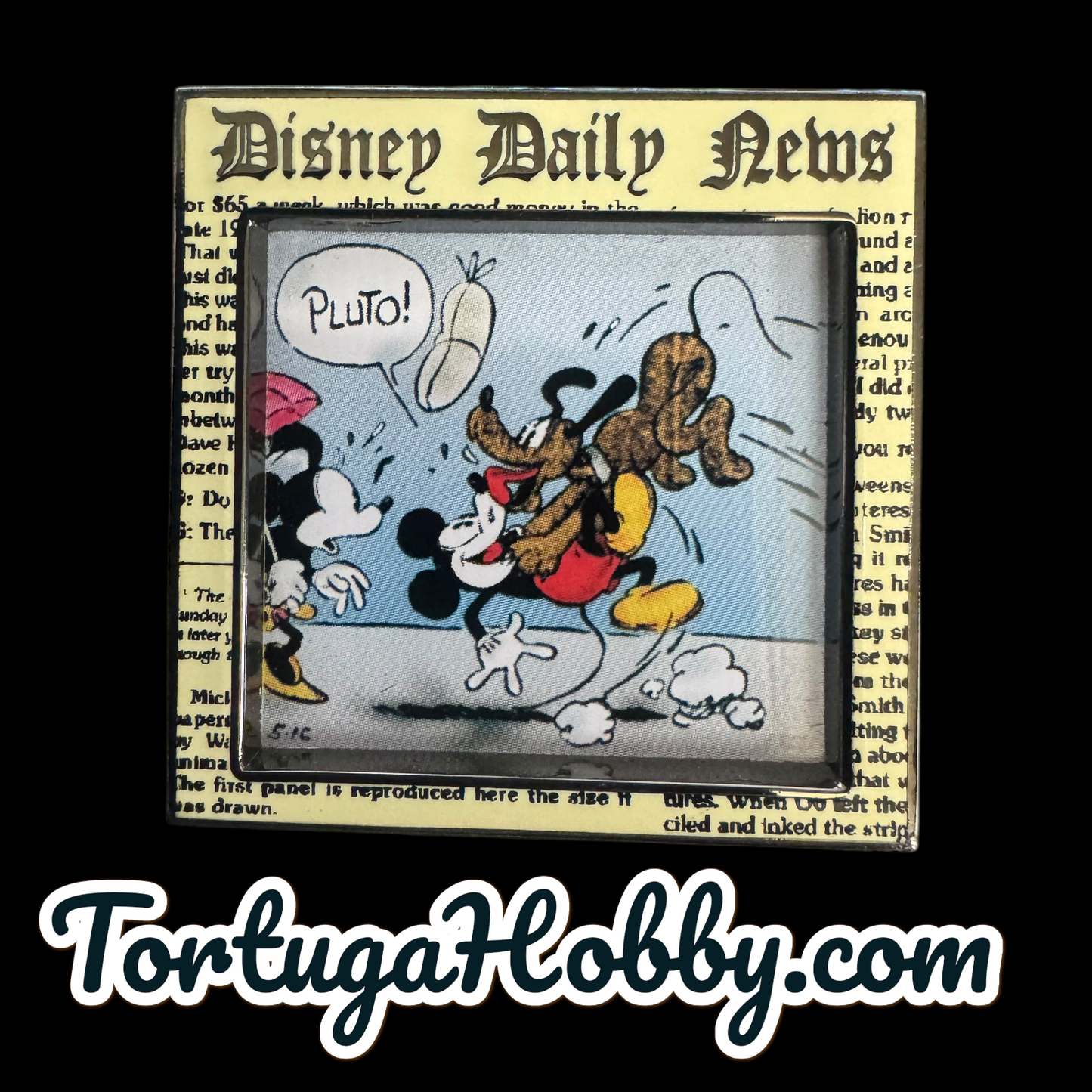 2001 - Walt Disney Collectible Comic Strip Pins - Set Of 4.