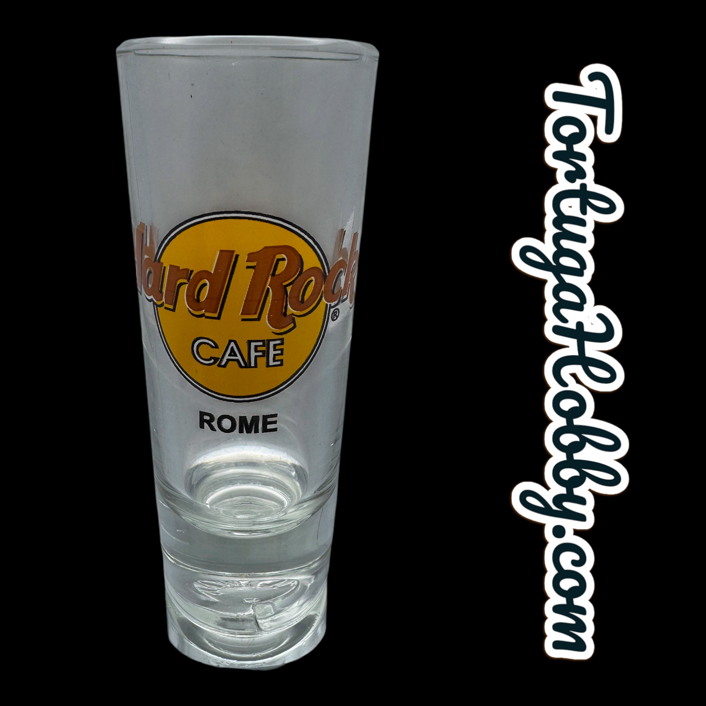 Hard Rock Cafe - Rome - 4" Tall Shot Glass