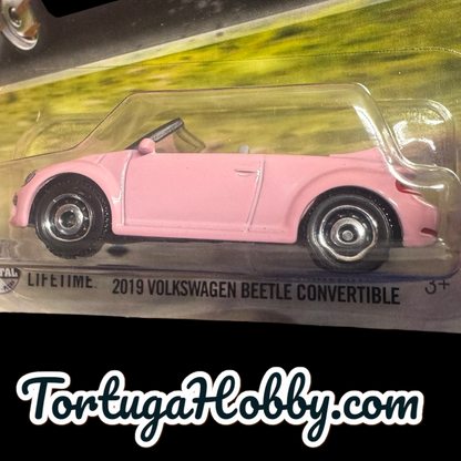 2023 - Matchbox - Mainline - Pink 2019 Volkswagen Beetle Convertible