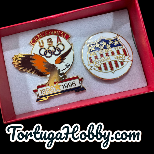 1996 Atlanta Olympics Pin Set  - 4th of July Athens Commemorative Set