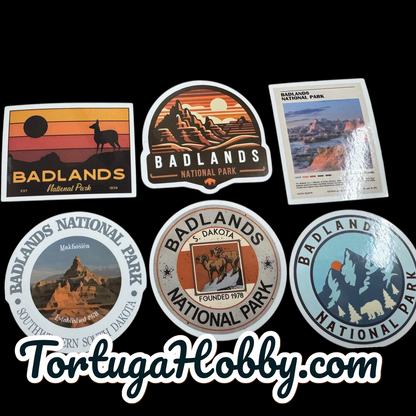 Badlands National Park 25 Sticker Pack - North Dakota