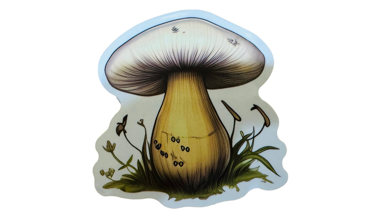 Keyring - Mushroom Sticker & Keyring Gift Pack