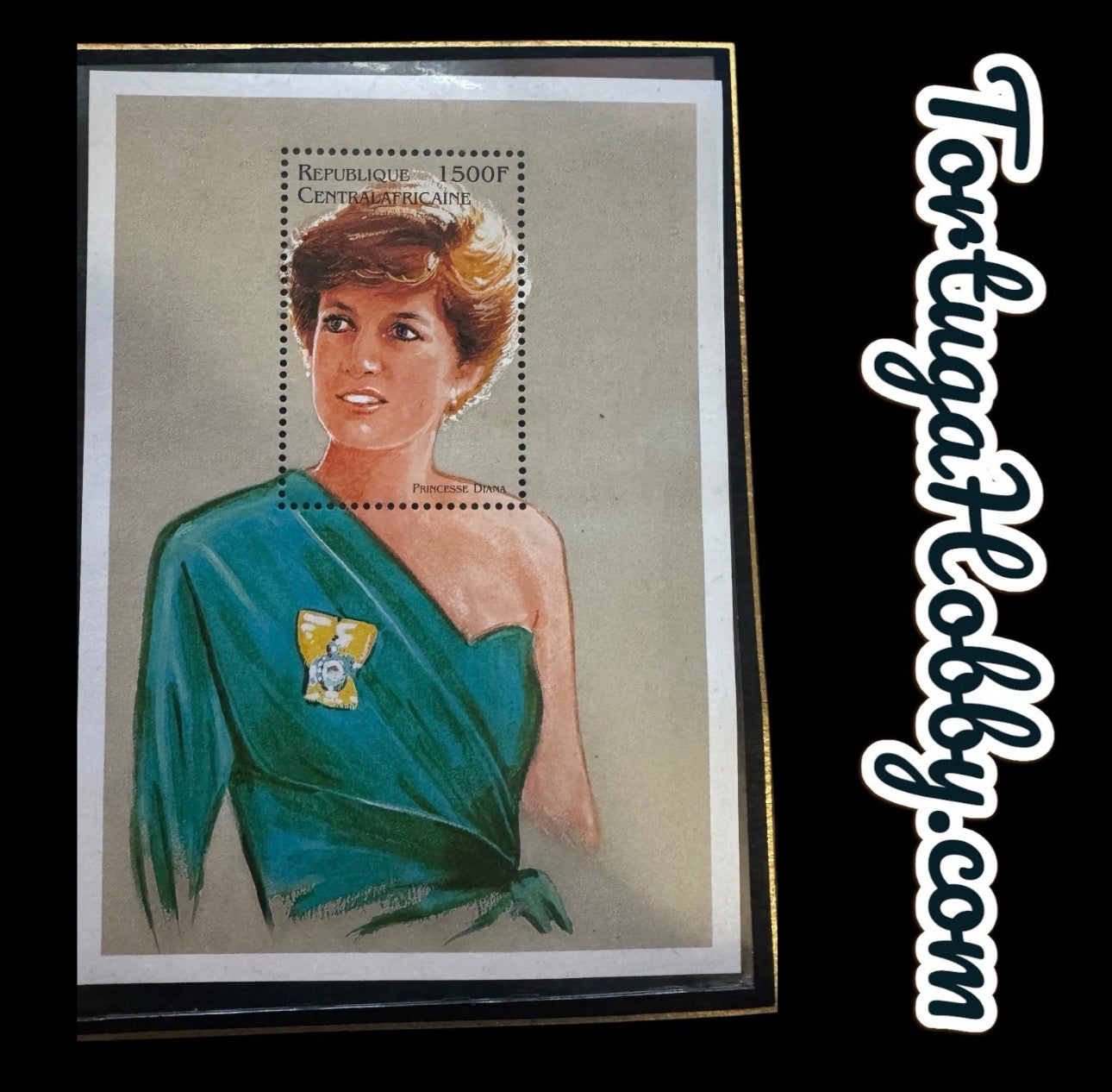 1997 - Central Africa, Princess Diana Portraits, Stamp Collection