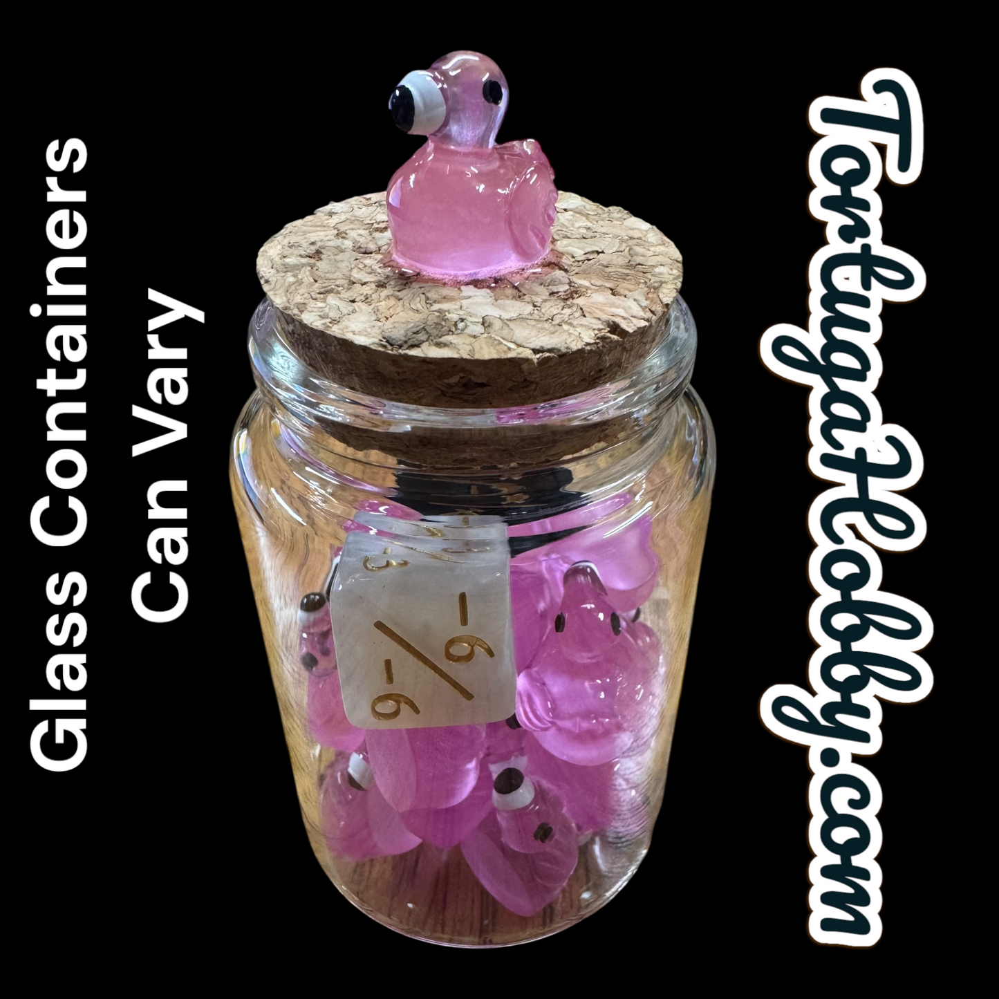 Unique Flamingo Counters for CCG, TCG, Role-Playing and more - All in Glass Tube Set - Make Your Next Game Night Unique