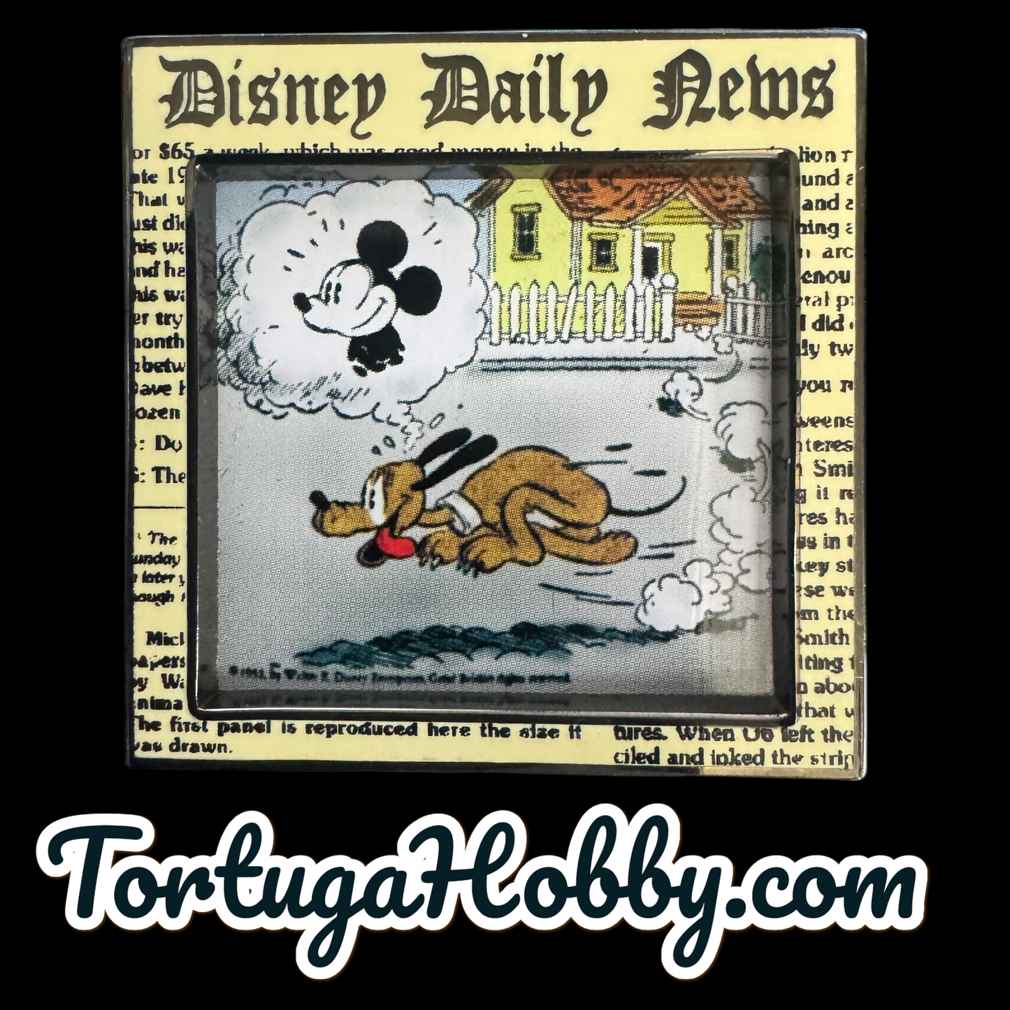 2001 - Walt Disney Collectible Comic Strip Pins - Set Of 4.