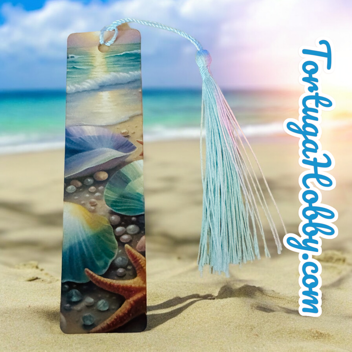 Bookmark - Seashore - Aluminum Artisan Bookmark