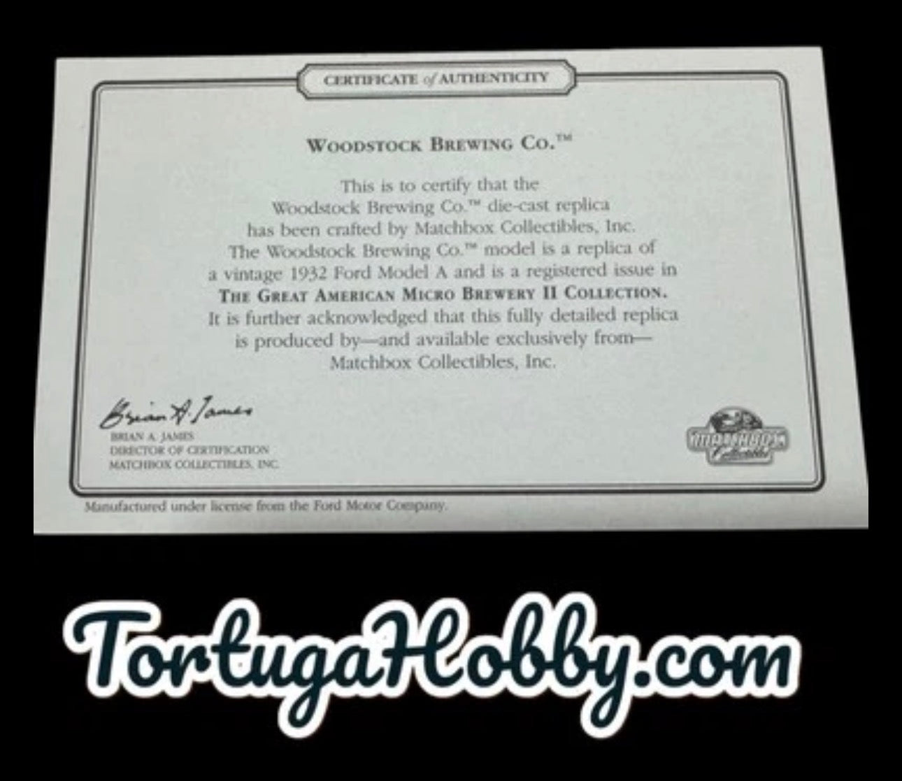 Matchbox American Micro Breweries- Woodstock & Sea Dog Vintage Trucks - 1:43