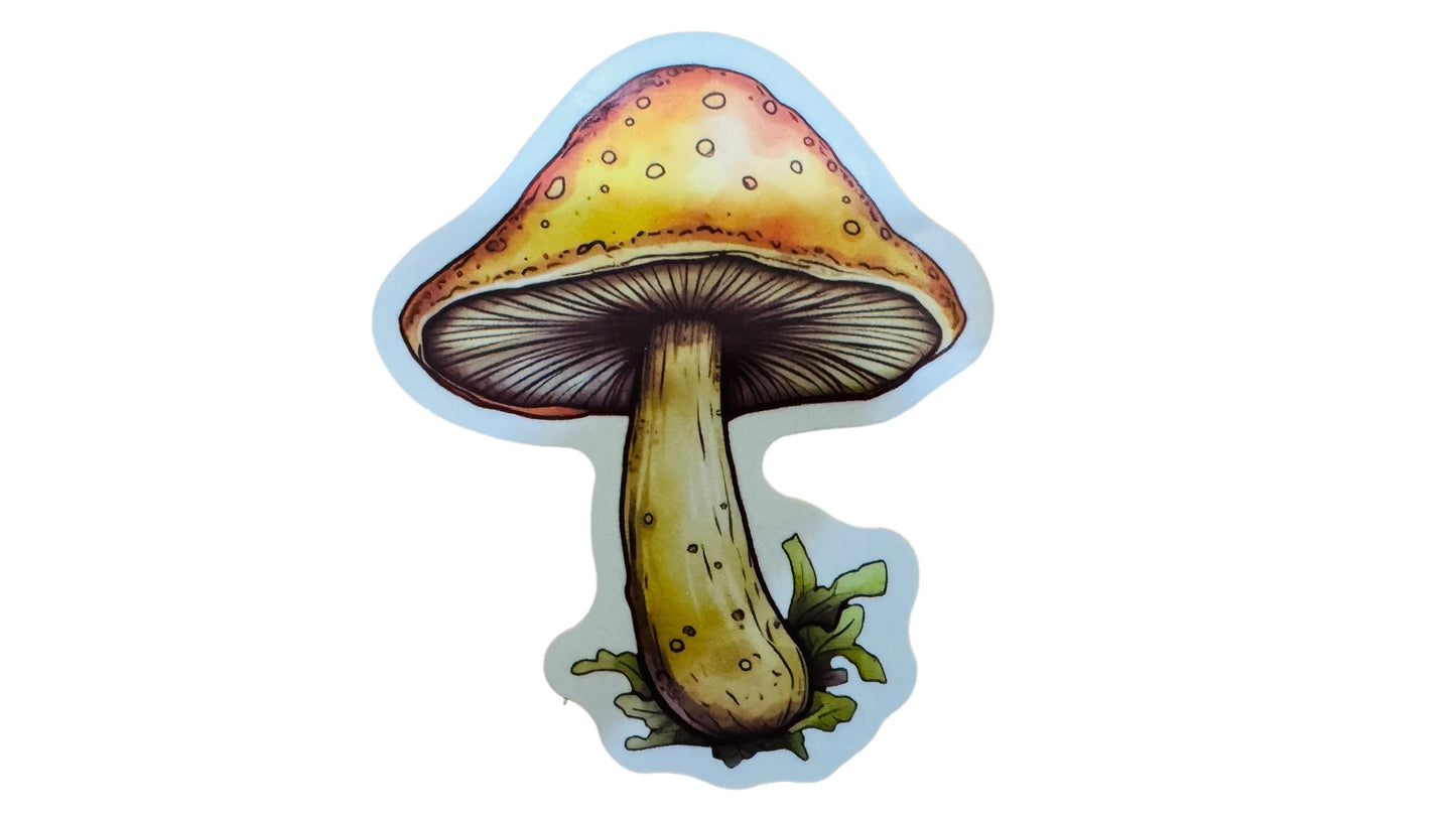 Keyring - Mushroom Sticker & Keyring Gift Pack