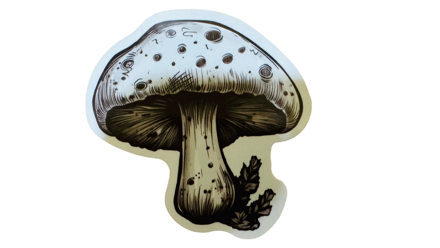 Keyring - Mushroom Sticker & Keyring Gift Pack