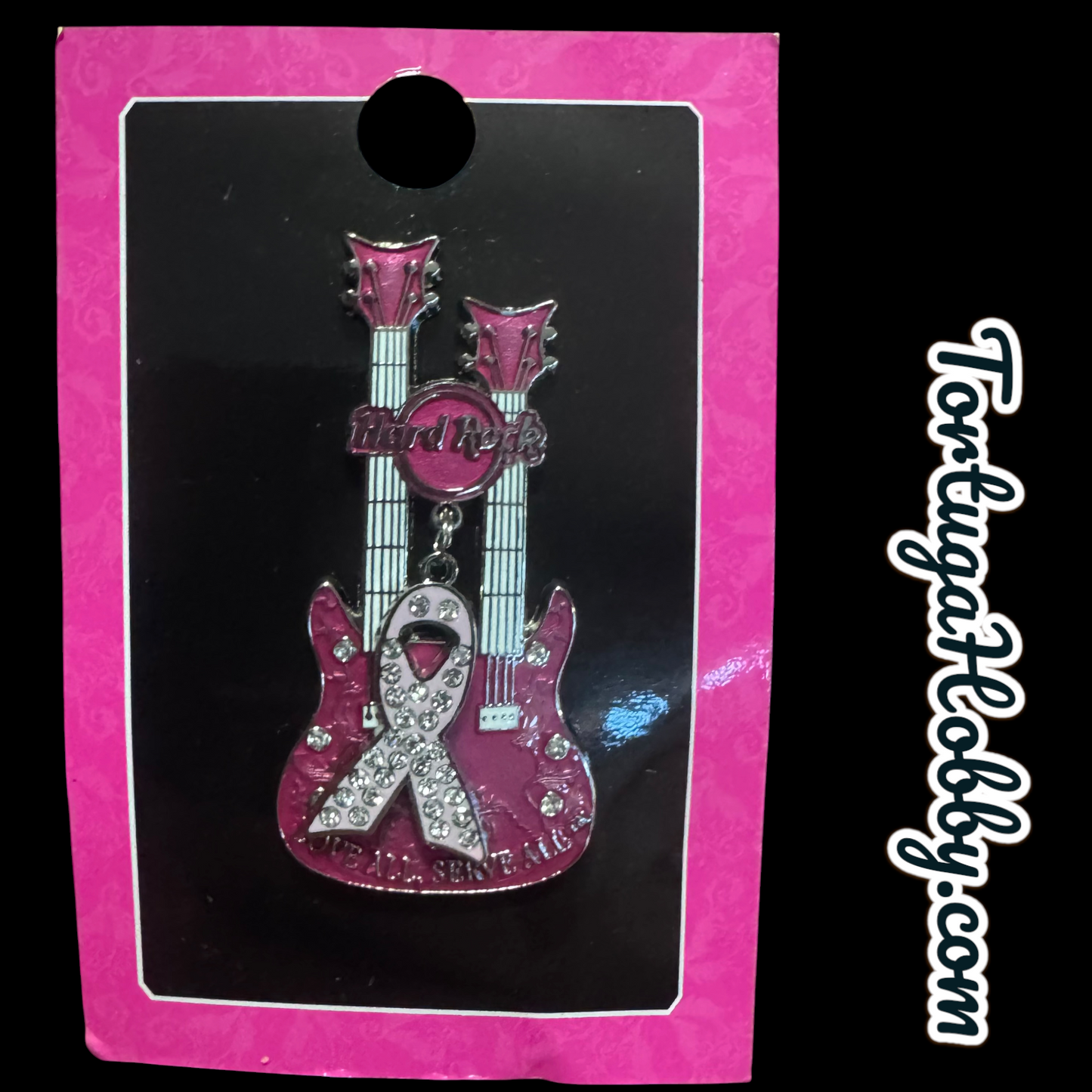 2010 - Hard Rock Cafe - Pinktober - Guitar - Breast Cancer Awareness