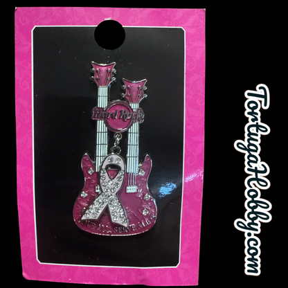 2010 - Hard Rock Cafe - Pinktober - Guitar - Breast Cancer Awareness