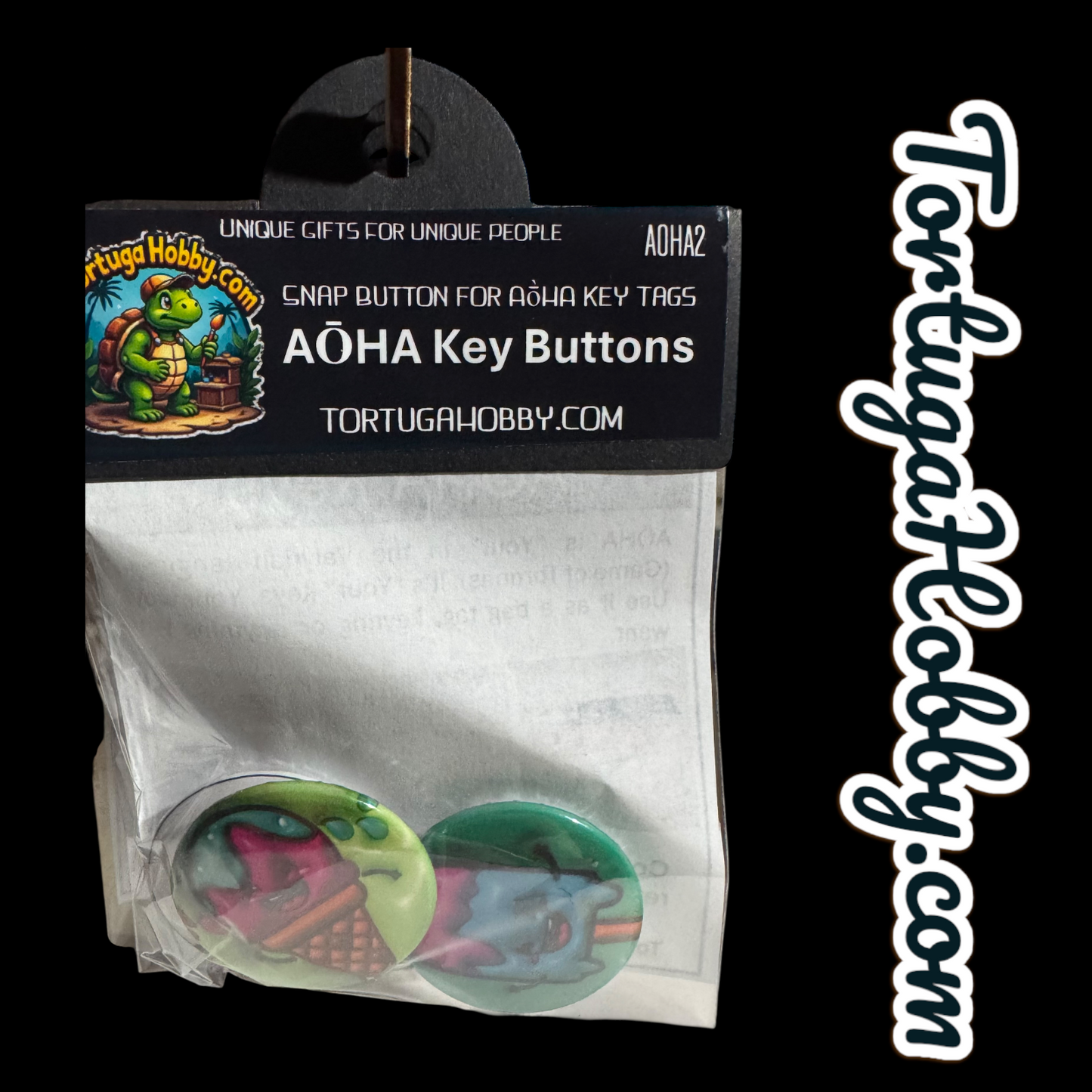 Aoha Keychain Buttons - Be Unique With Interchangeable Buttons