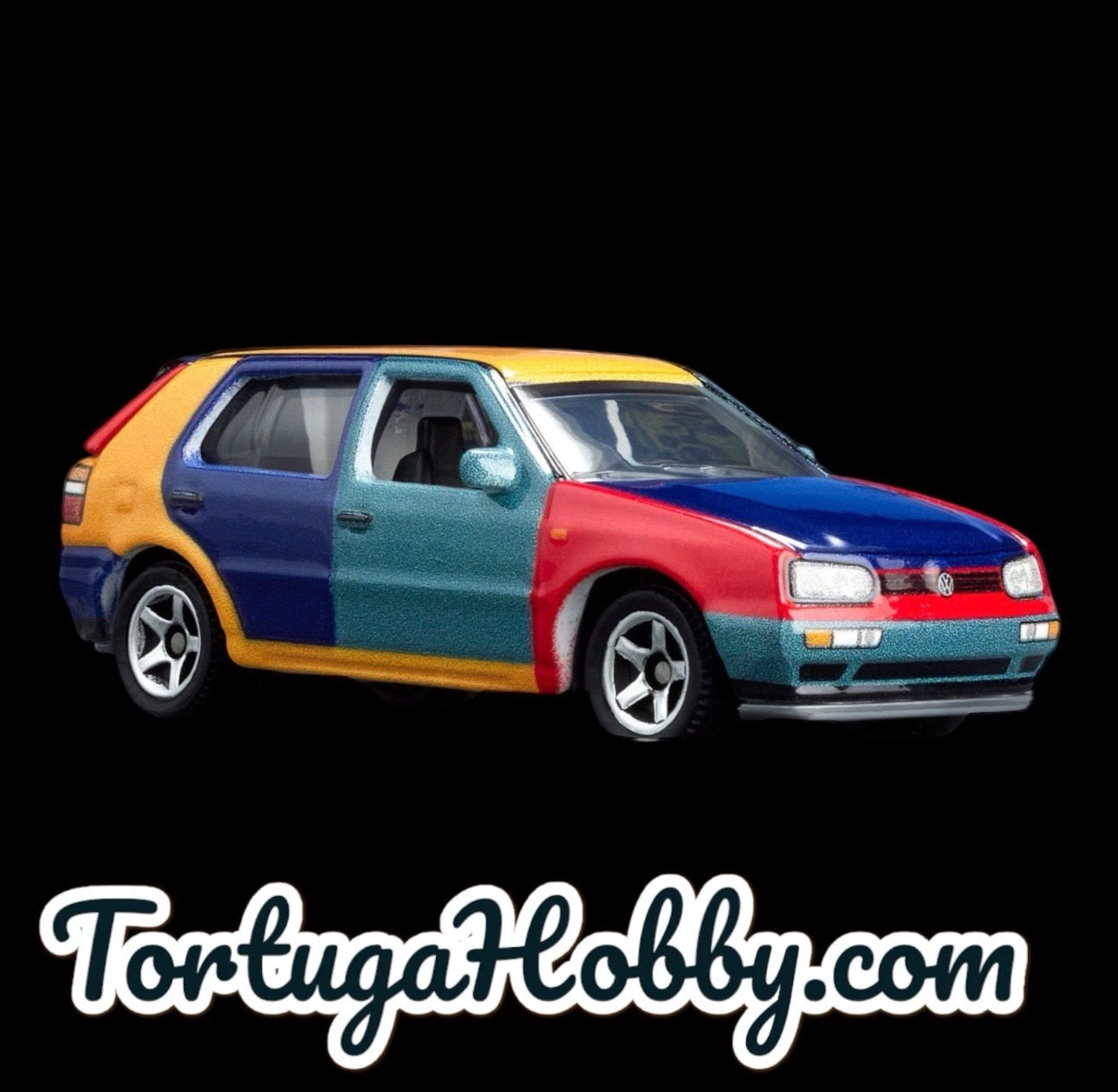 2023 - Matchbox Collectors - 1995 Volkswagen Gold MK3 Harlequin. First Edition