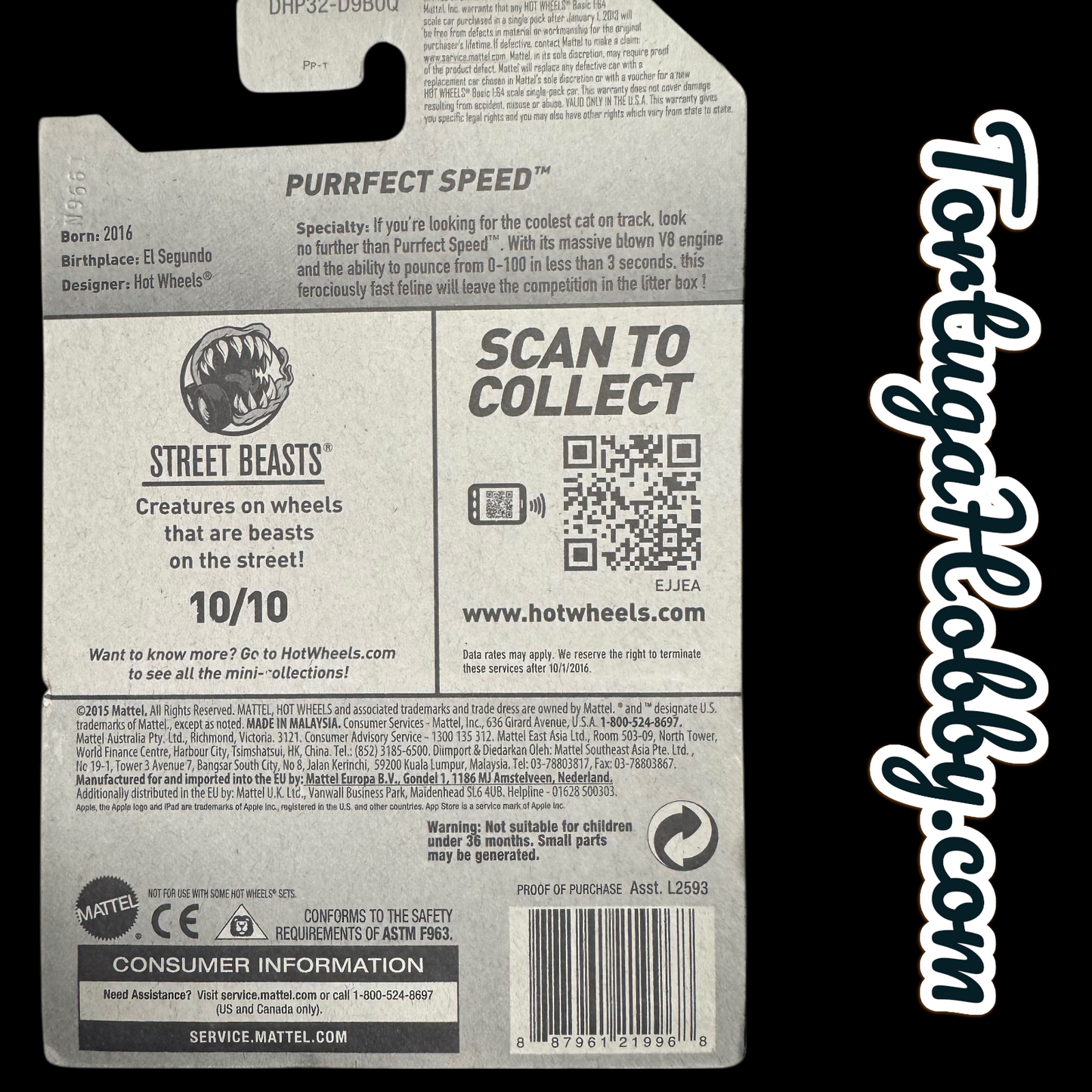 2016 -  Hot Wheels Mainline - Puuurfect Speed