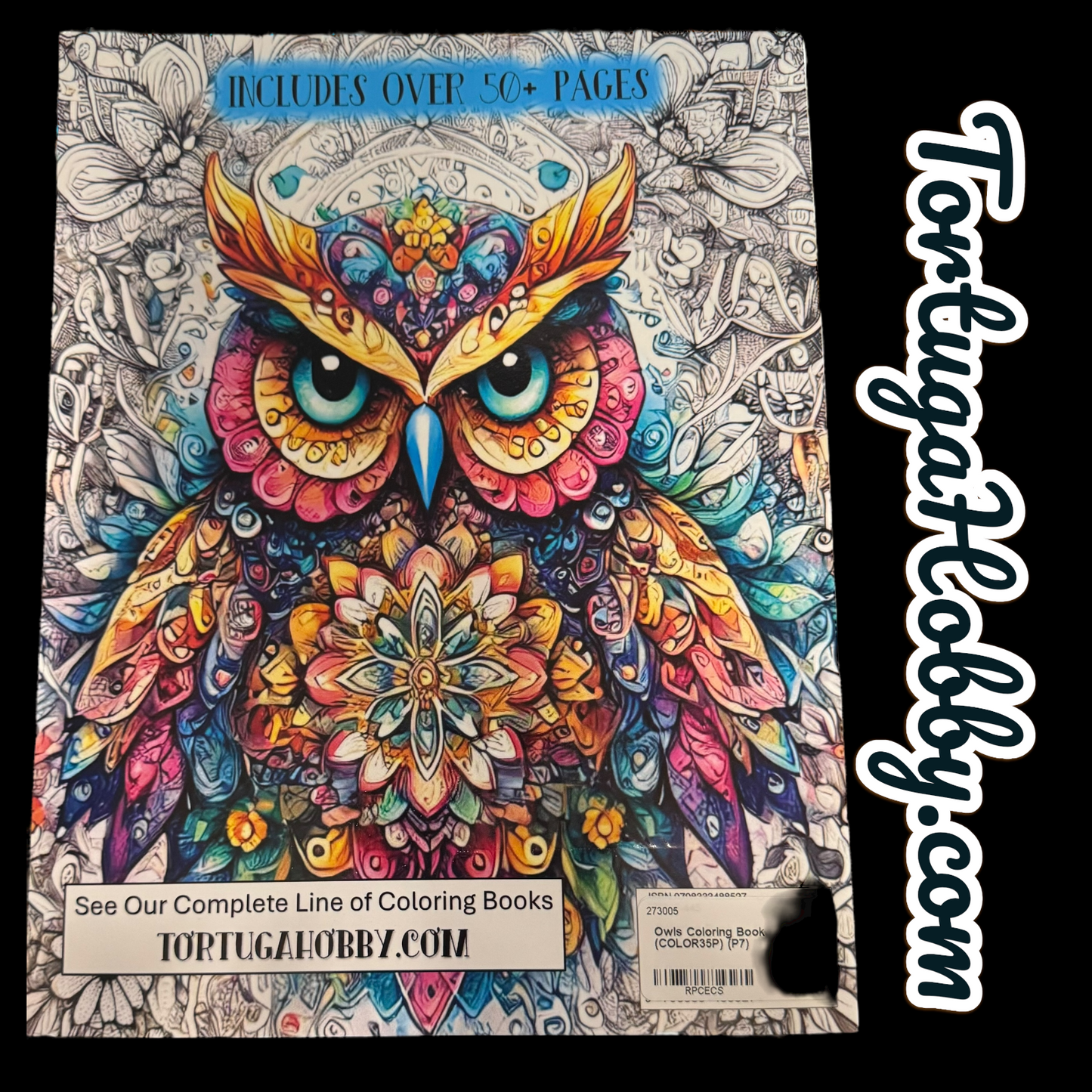 Owls - Adult Coloring Book
