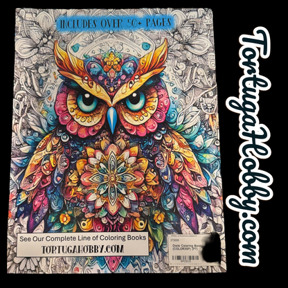 Owls - Adult Coloring Book