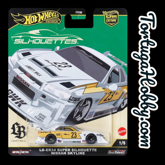 2025 - Hot Wheels - Silhouettes -  "LB-ER34 Super Silhouette Nissan Skyline LBWK