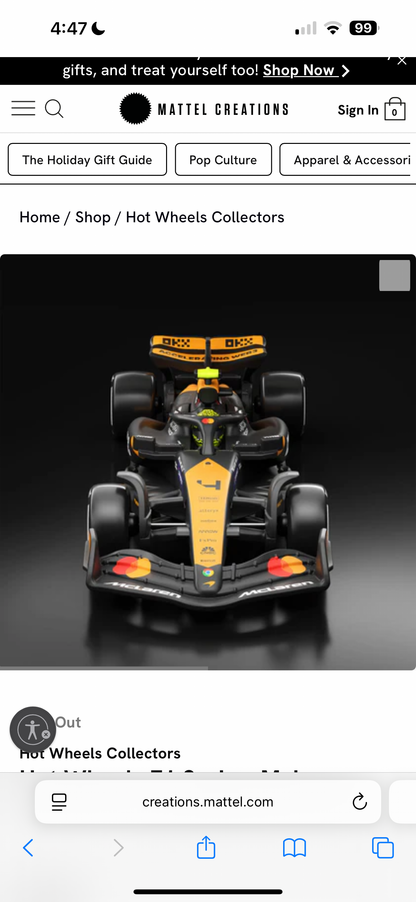 2024 - Hot Wheels - Premium McLaren Formula 1 Team #4