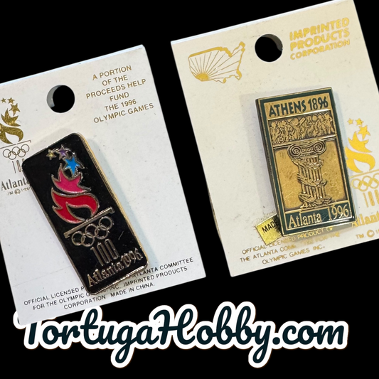 1996 Atlanta Olympics Athens 1896 / 1996 Olympics Torch Celebrating Atlanta Pin