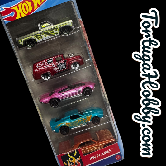 2023 - Hot Wheels Flames 5-car Gift Pack