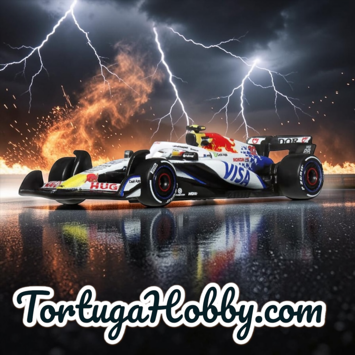 2025 Hot Wheels Premium Visa Cash App Racing Bulls Formula 1® Team #30