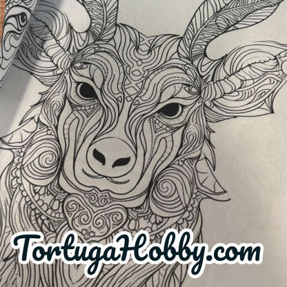 My Animal Designs - Adult Coloring Book. 100+ Pages.