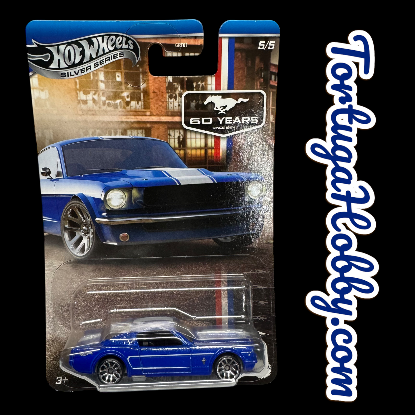 2026 - Hot Wheels Silver Series 60 Year Anniversary Of The Mustang. - 5 Car Set