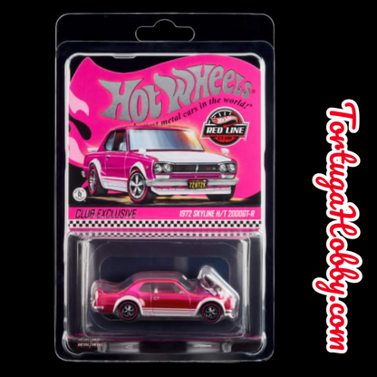 2026 - Hot Wheels RLC Exclusive 1972 Skyline H/T 2000GT-R Pink Spectraflame