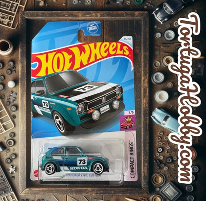 2024 - Hot Wheels - Compact Kings 4/5 '73 Honda Civic Custom 90/250