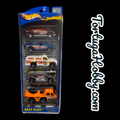 2000 Hot Wheels Heat Fleet 5-Pack Gift Set Die-Cast Cars