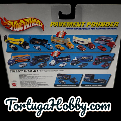 2000 Hot Wheels - Pavement Pounder 40th Desert Team Challenge Cab Trailer Car