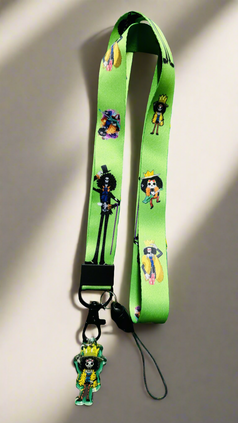 Lanyards - One Piece - Brook Chibi Lanyard & Keychain Gift Set