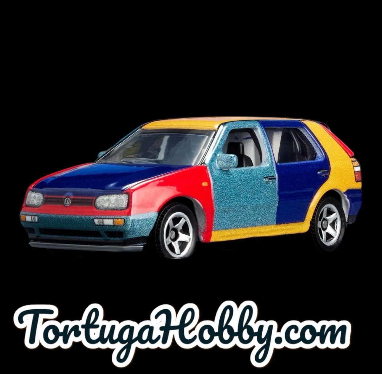 2023 - Matchbox Collectors - 1995 Volkswagen Gold MK3 Harlequin. First Edition