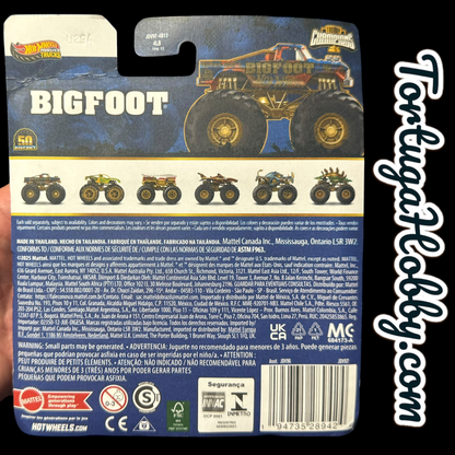 2025 - Hot Wheels Monster Trucks 50TH Anniversary Trophy Champions BIGFOOT