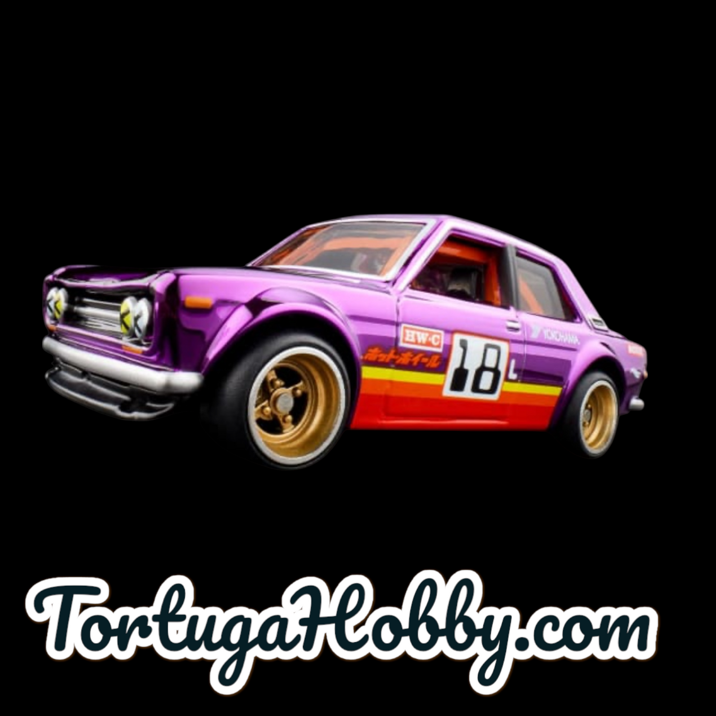 2026 - Hot Wheels Redline  '71 Datsun 510 Purple Spectraflame RealRiders
