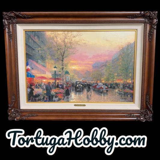 1993 - Thomas Kinkade Limited Edition Canvas - Paris, City of Lights