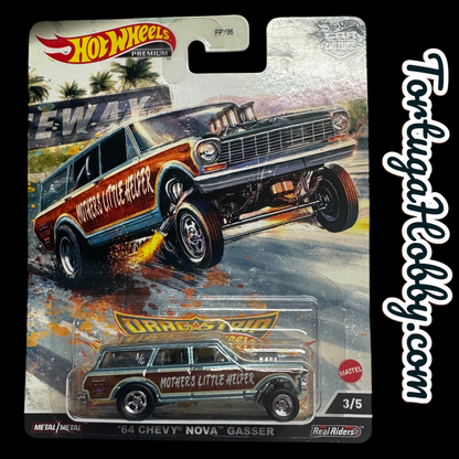 2021 - Hot Wheels Premium - Drag Strip Demons -  1964 Chevy Nova Gasser