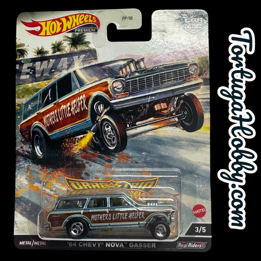 2021 - Hot Wheels Premium - Drag Strip Demons -  1964 Chevy Nova Gasser