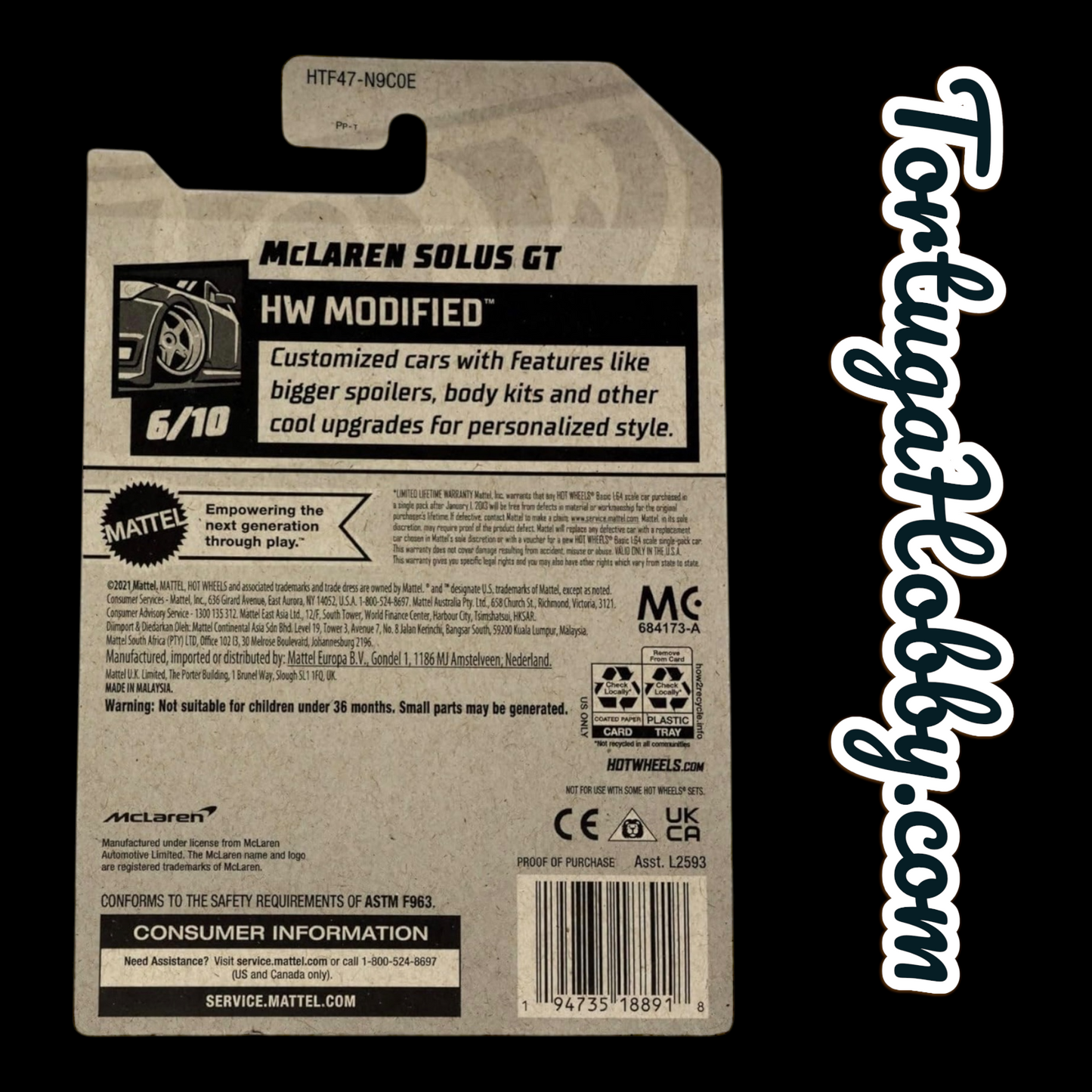 2024 -  Hot Wheels -  Mainline - Zamac - McLaren Solus GT