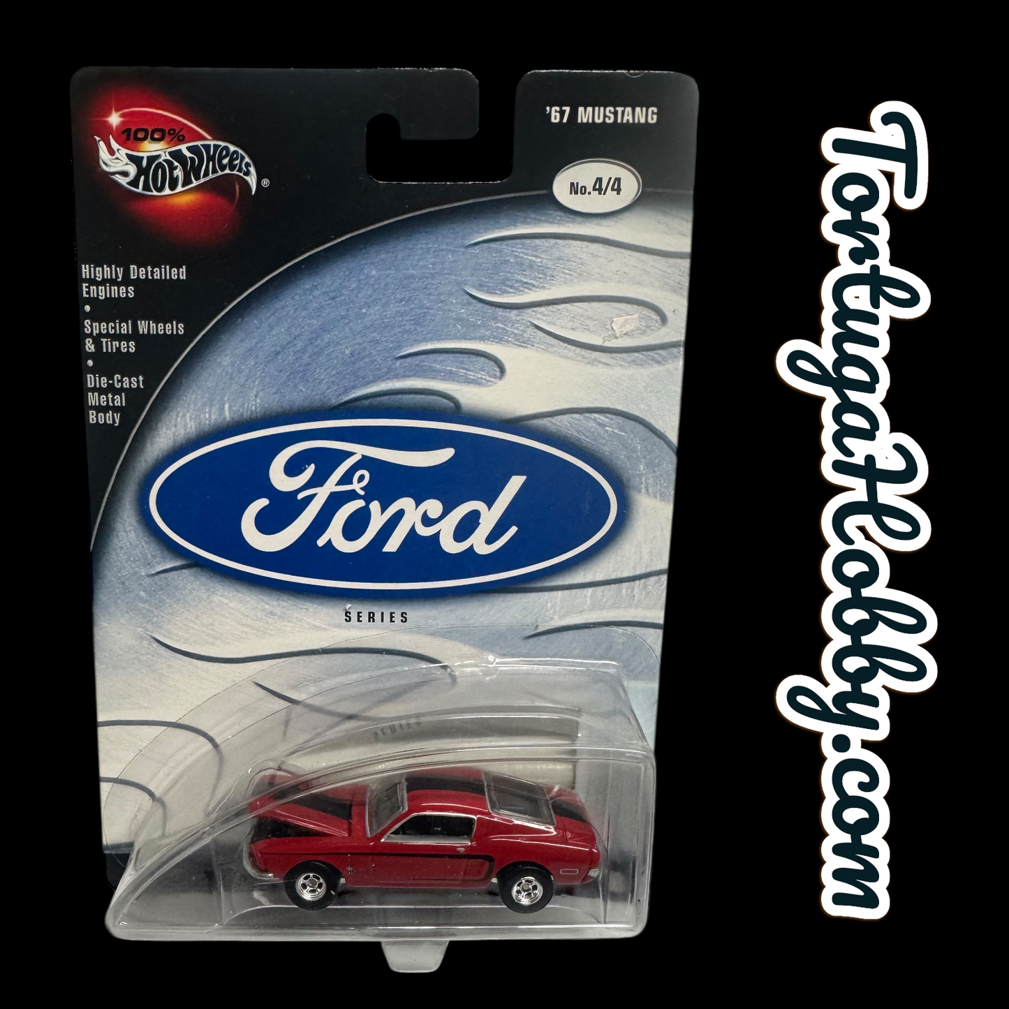 2002 - 2 Hot Wheels/ FORD Series ( #4/4 : '67 Mustang In Red And Silver.