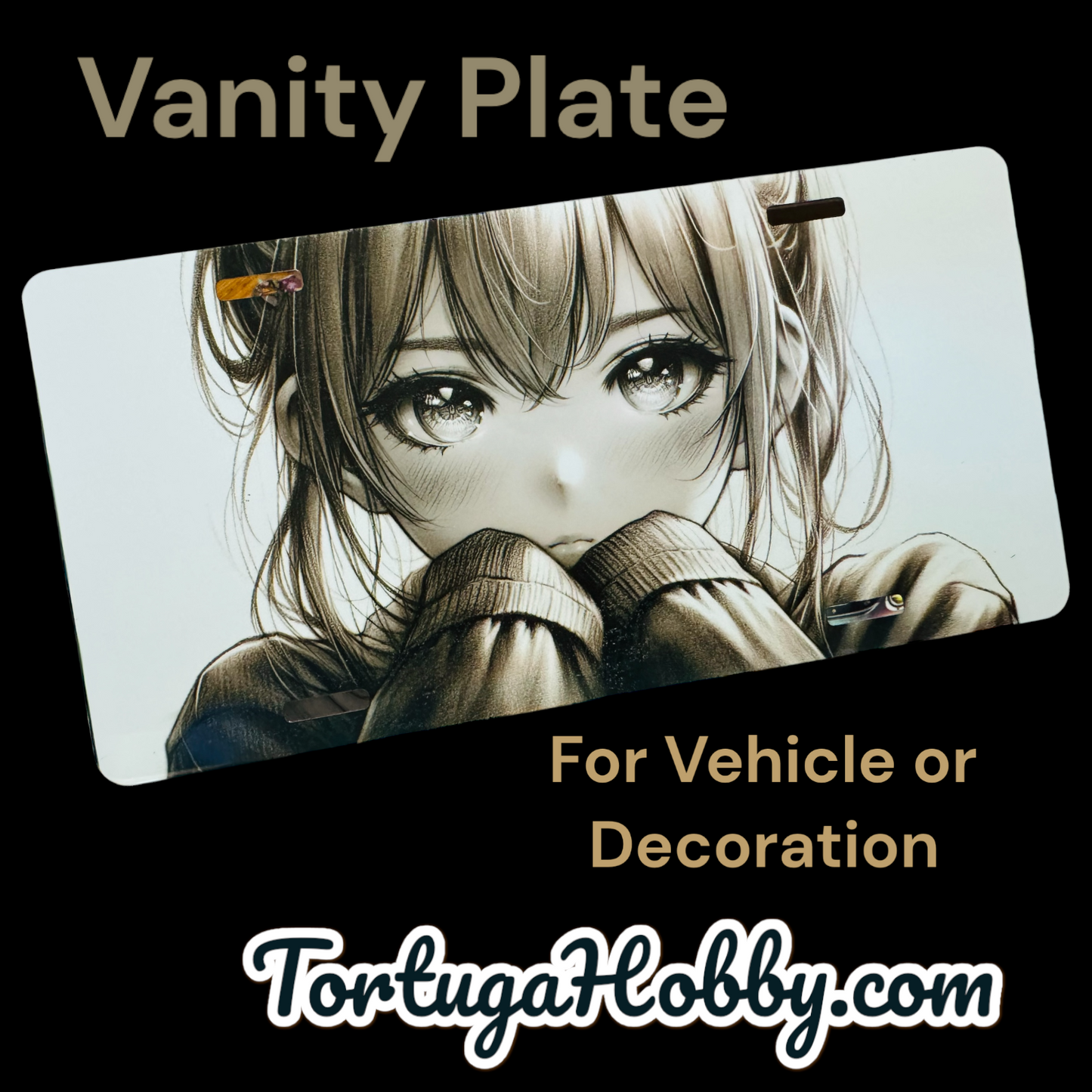 Plates - Anime Exclusive Art - Front License / Vanity Plate