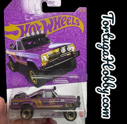 2024 - Hot Wheels - 57th Anniversary - 1973 Jeep J10 - Pearl & Chrome