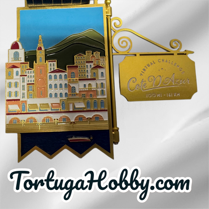 The Conquerors - Virtual Adventure Medals - Cote D’ Azur - France