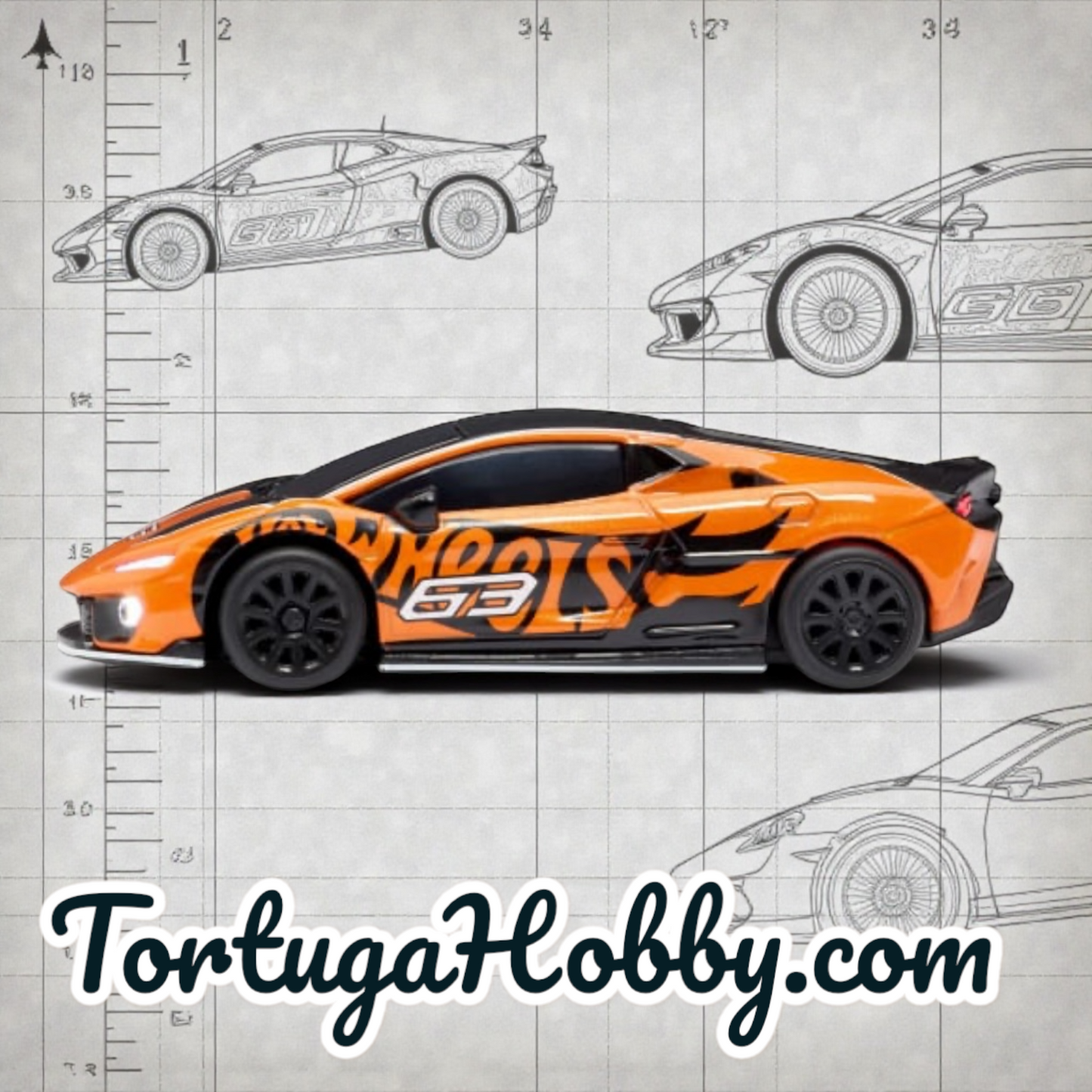 2026 - Hot Wheels RC 1:64 Lamborghini Temerario Alleggerita Orange