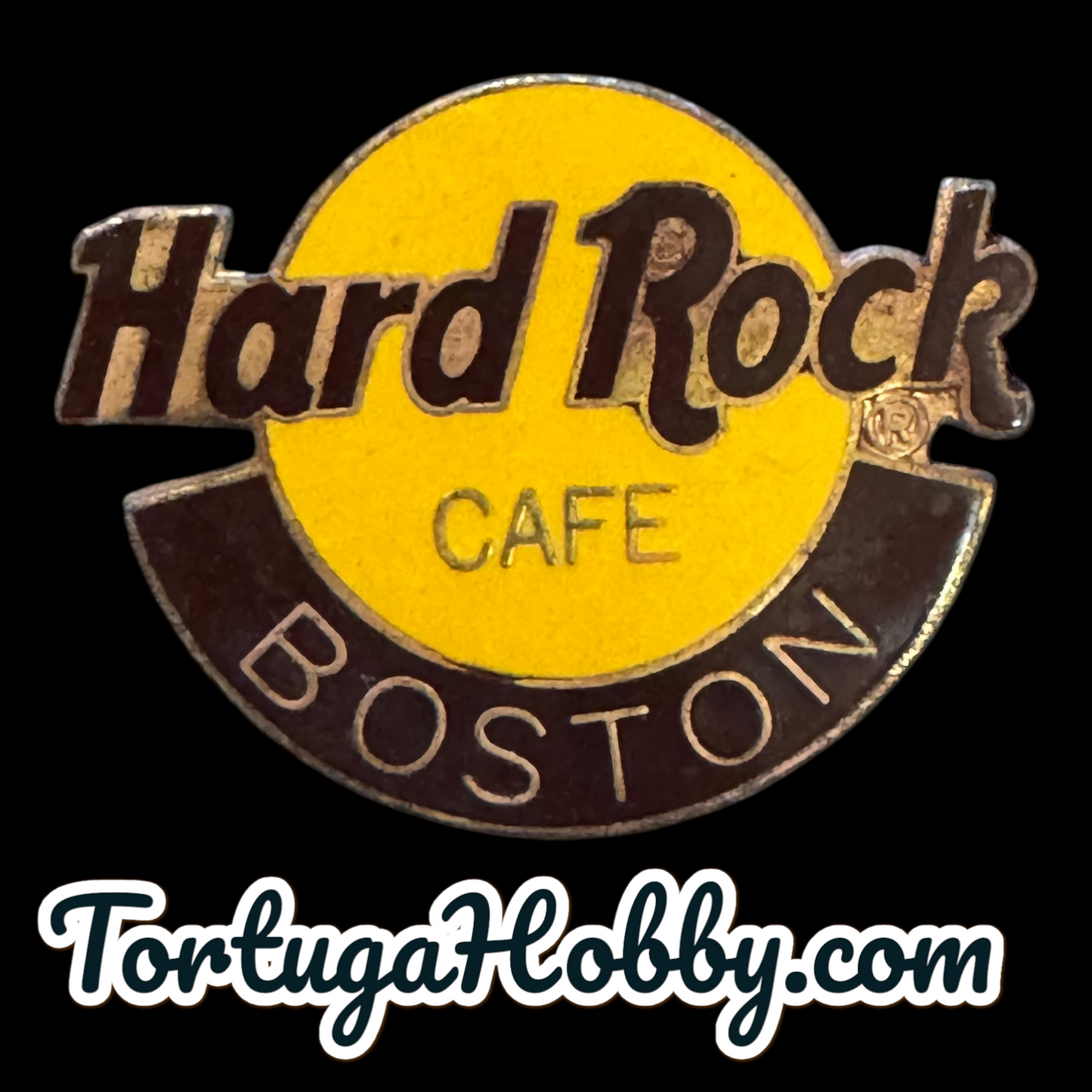 2001 - Hard Rock Cafe - Boston - Old School HRC Logo Pin